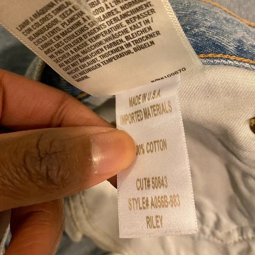 Agolde Riley High Rise Straight - Picture 6 of 6